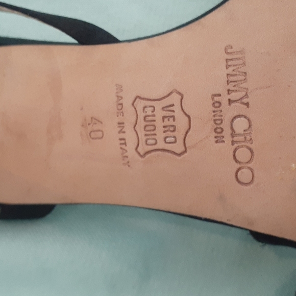 #44❤️ Gently loved Jimmy Choo strappy slingbacks - Picture 7 of 9